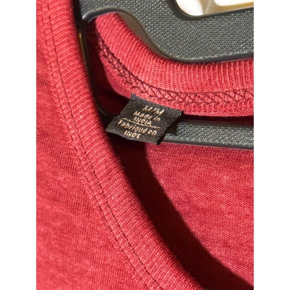 Buffalo David Bitton Men's Kaduk Long-Sleeve T-shirt, Cranberry, Size M, NWT - Picture 4 of 5